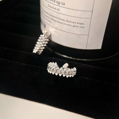 [Olivia JW]CLASH SMALL HOOP EARRINGS