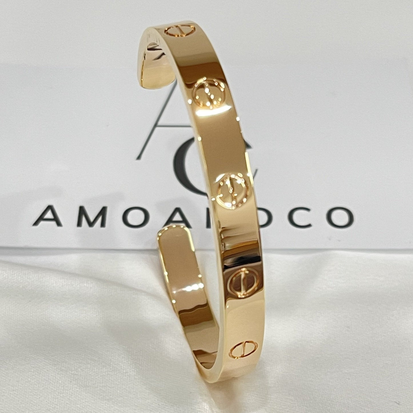 [Olivia JW]LOVE BRACELET 6.1MM OPEN CUFF