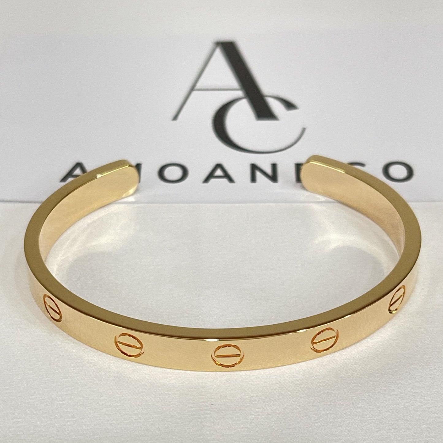 [Olivia JW]LOVE BRACELET 6.1MM OPEN CUFF