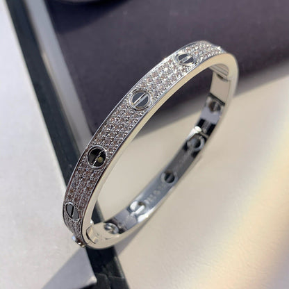 [Olivia JW]LOVE BRACELET 6.1MM DIAMOND-PAVED CERAMIC