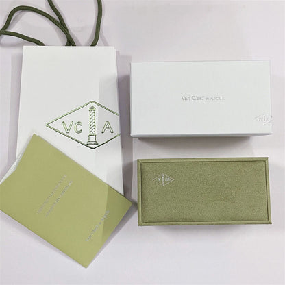 [Olivia JW]VA CLOVER BRACELET NECKLACE RING BOX GIFT BAG