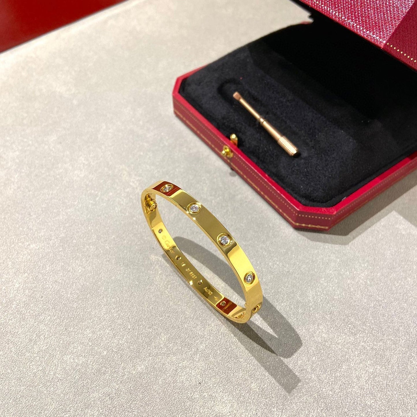 [Olivia JW]LOVE BRACELET 6.1MM 10 DIAMONDS