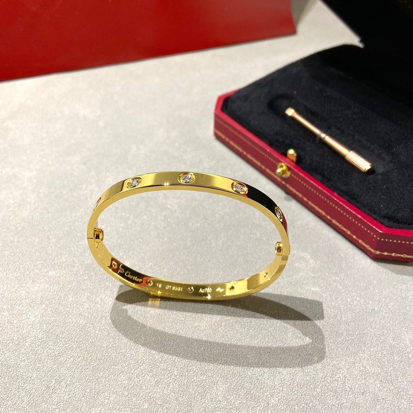 [Olivia JW]LOVE BRACELET 6.1MM 10 DIAMONDS