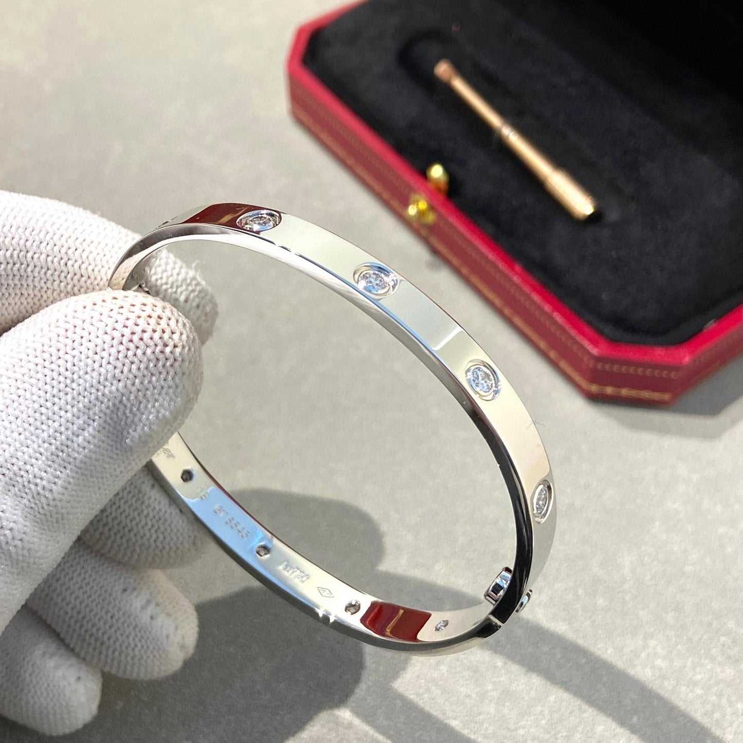 [Olivia JW]LOVE BRACELET 6.1MM 10 DIAMONDS