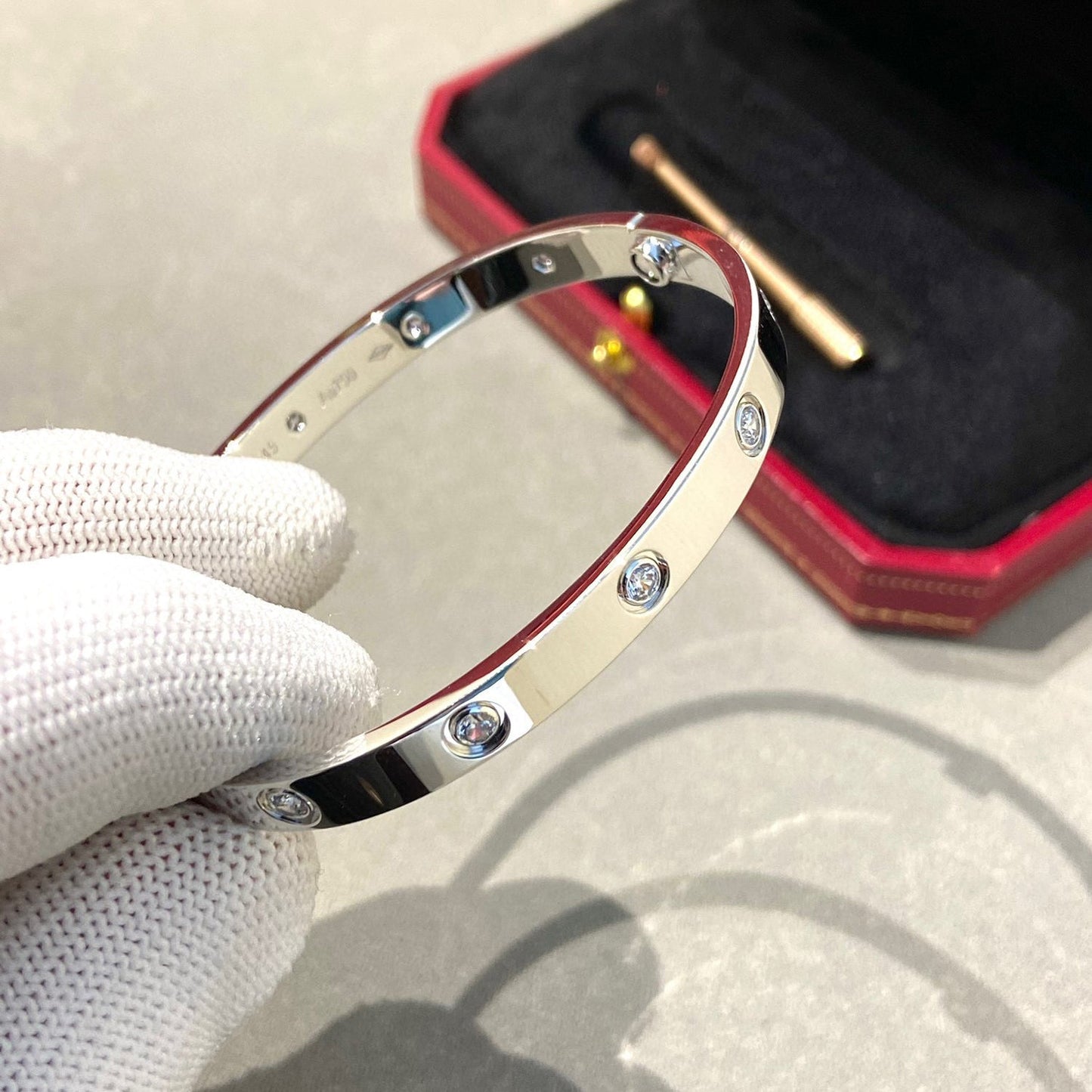 [Olivia JW]LOVE BRACELET 6.1MM 10 DIAMONDS