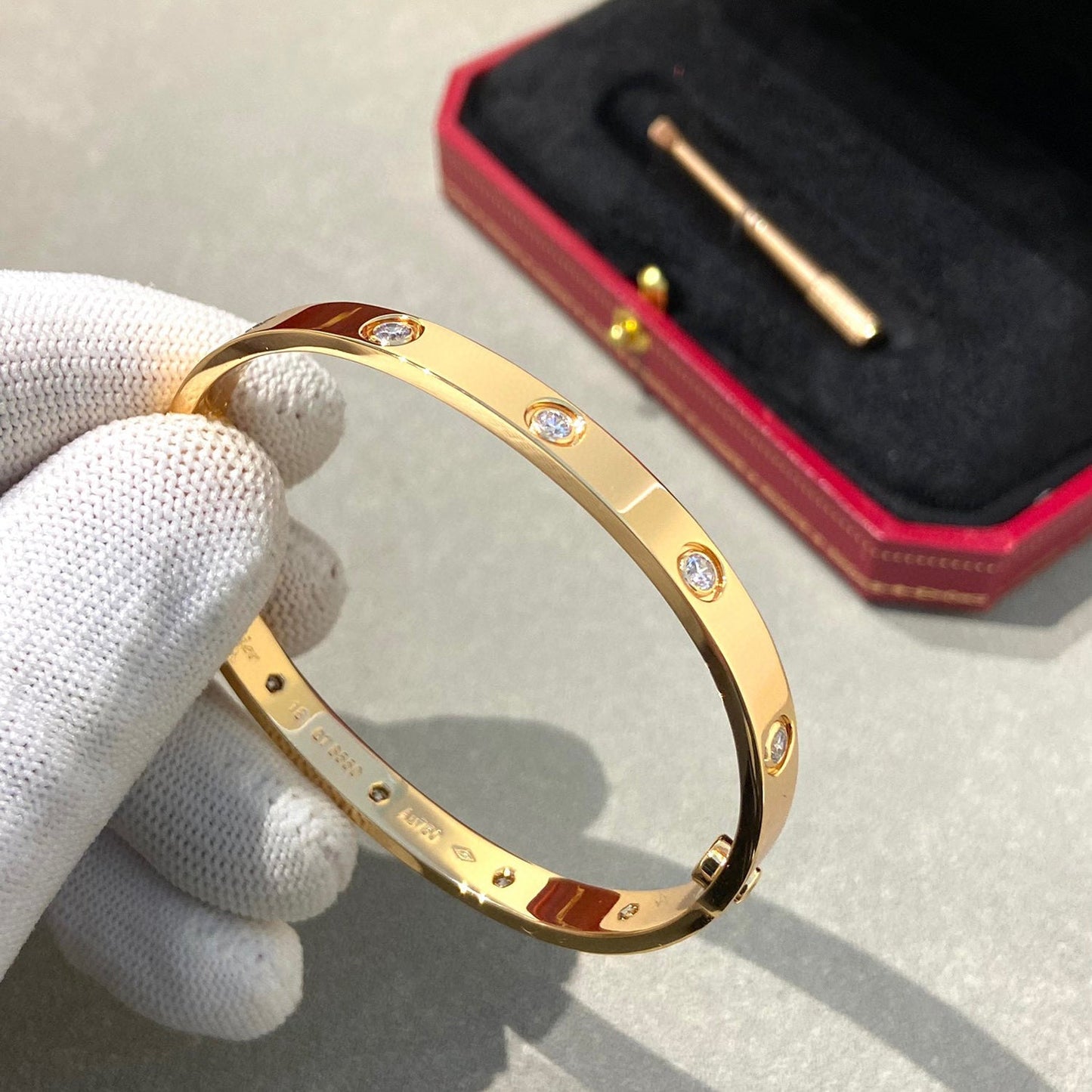 [Olivia JW]LOVE BRACELET 6.1MM 10 DIAMONDS