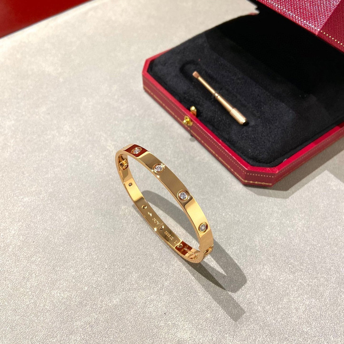 [Olivia JW]LOVE BRACELET 6.1MM 10 DIAMONDS