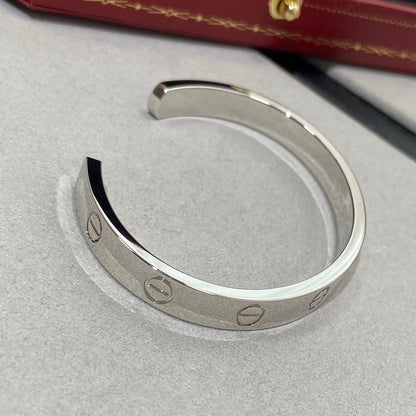 [Olivia JW]LOVE BRACELET 6.1MM 1 DIAMOND OPEN CUFF