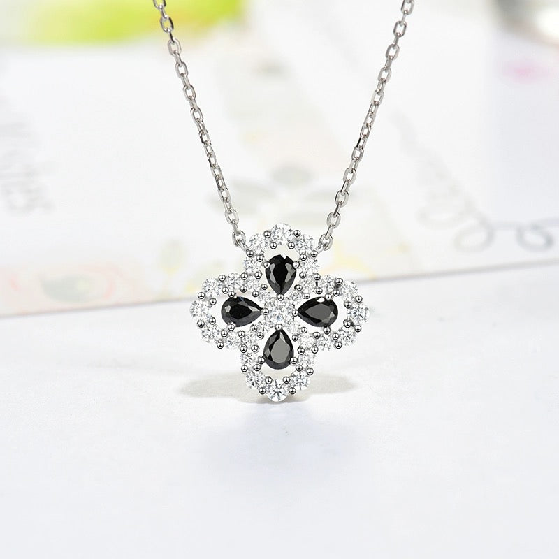 [Olivia JW]LOOP NECKLACE FULL MOTIF DIAMOND 16MM MULTIPLE COLORS