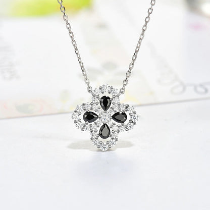 [Olivia JW]LOOP NECKLACE FULL MOTIF DIAMOND 16MM MULTIPLE COLORS