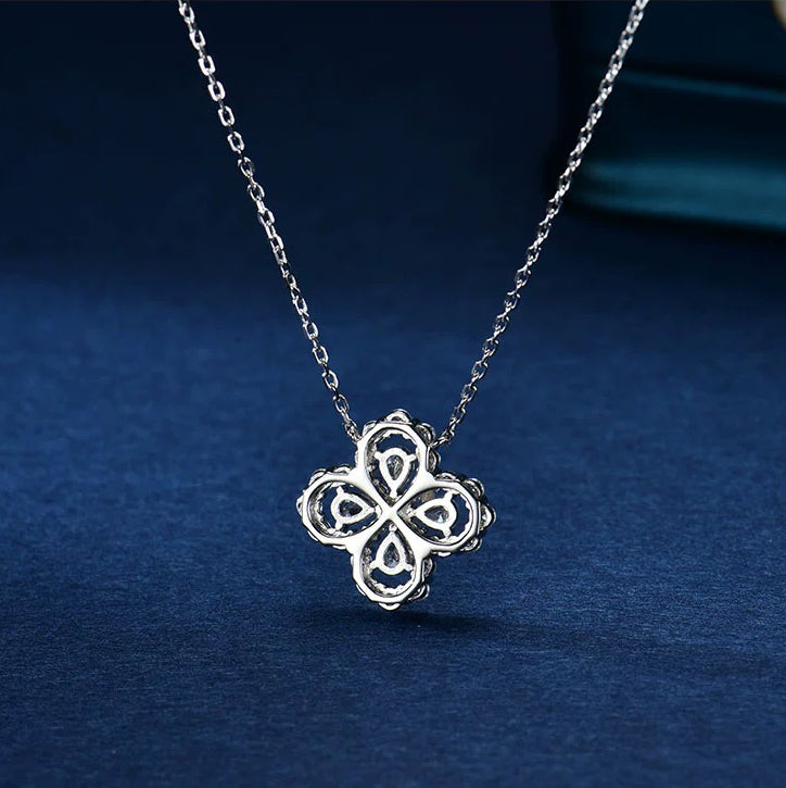 [Olivia JW]LOOP NECKLACE FULL MOTIF DIAMOND 16MM MULTIPLE COLORS