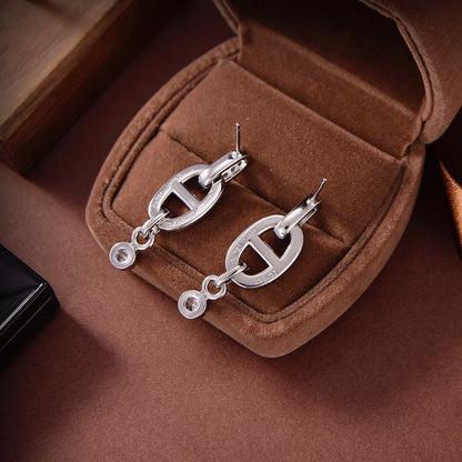 [Olivia JW]HM CHAINE DIAMOND EARRINGS