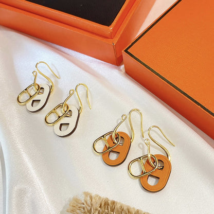 [Olivia JW]HM O'MAILLON GOLD EARRINGS