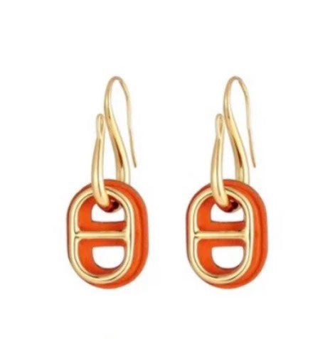 [Olivia JW]HM O'MAILLON GOLD EARRINGS