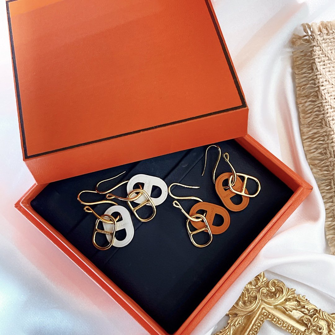 [Olivia JW]HM O'MAILLON GOLD EARRINGS
