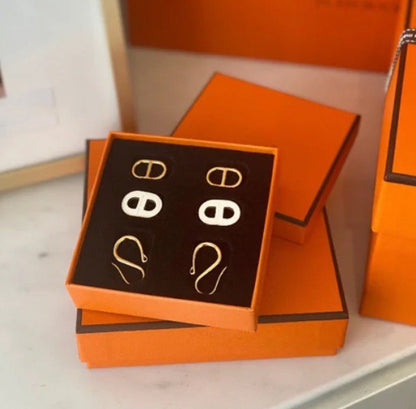 [Olivia JW]HM O'MAILLON GOLD EARRINGS