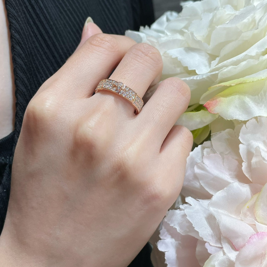 [Olivia JW]KELLY PINK GOLD DIAMOND RING