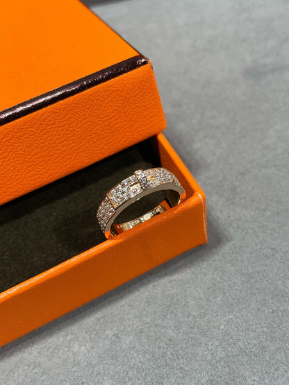 [Olivia JW]KELLY PINK GOLD DIAMOND RING