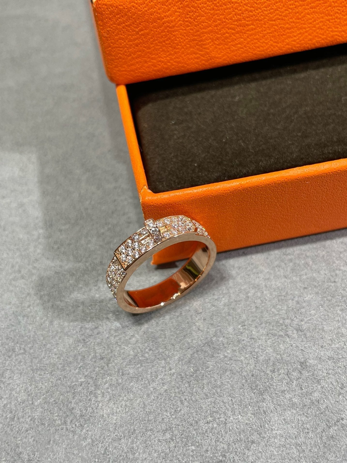 [Olivia JW]KELLY PINK GOLD DIAMOND RING