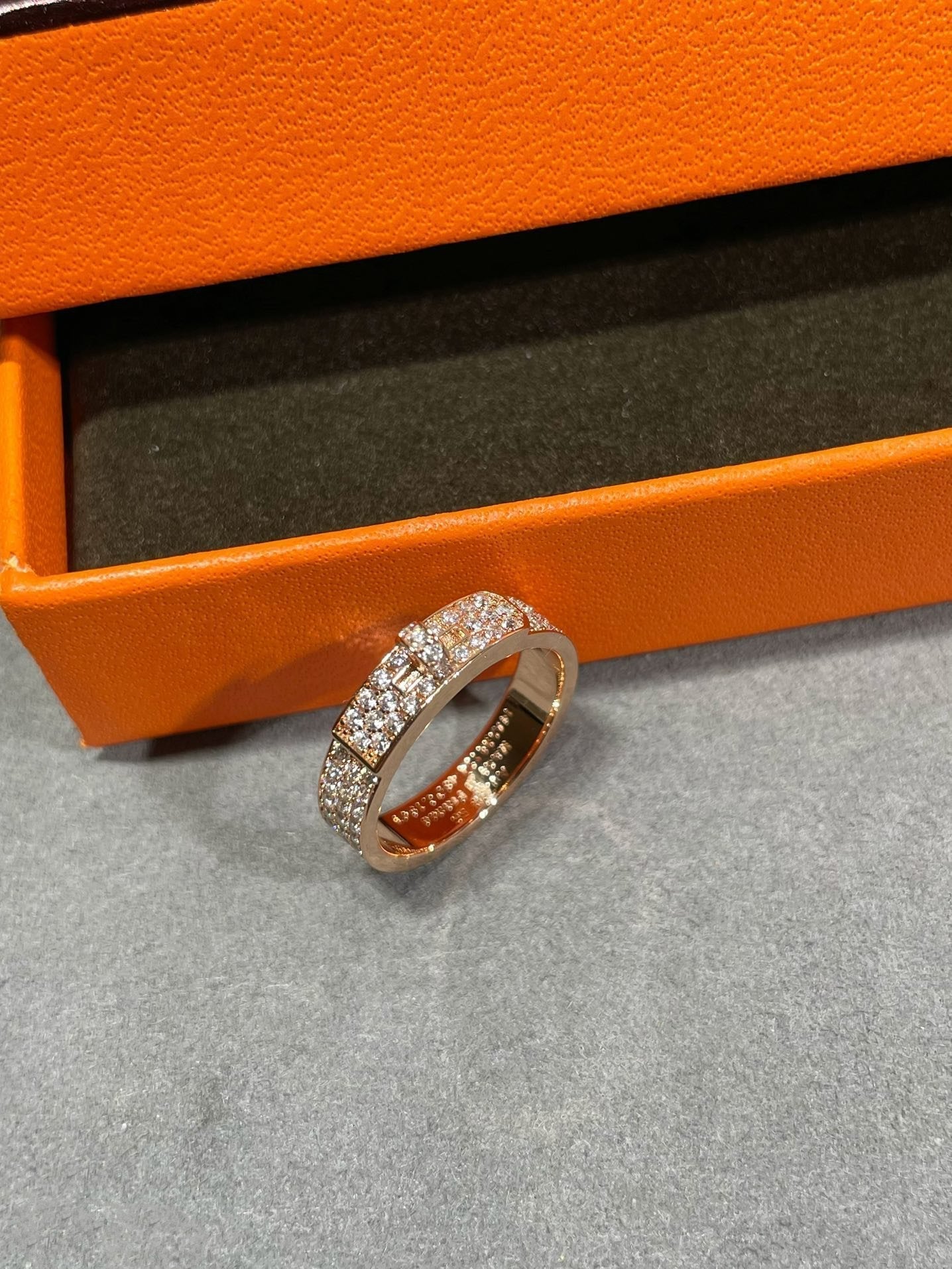 [Olivia JW]KELLY PINK GOLD DIAMOND RING