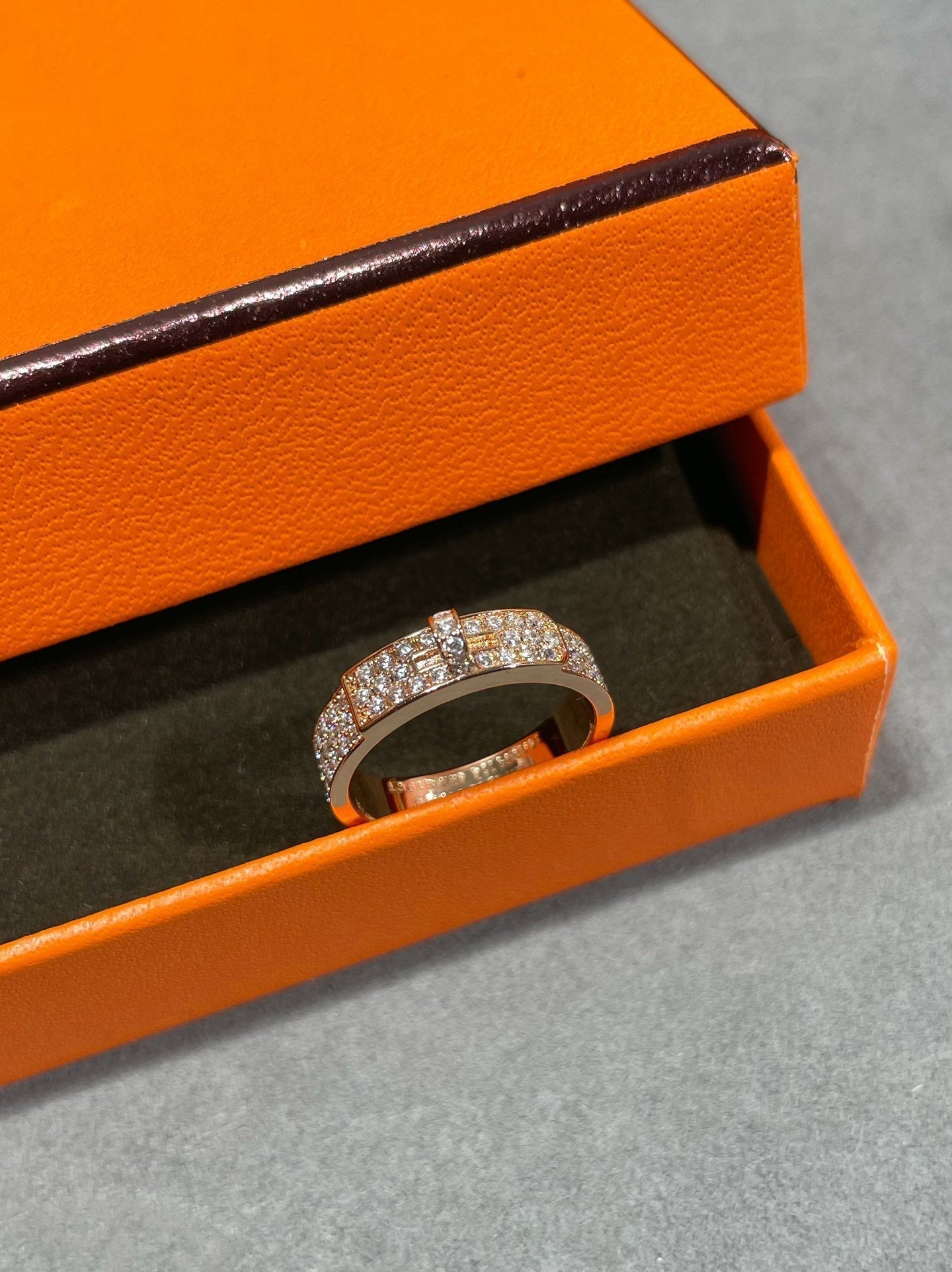 [Olivia JW]KELLY PINK GOLD DIAMOND RING