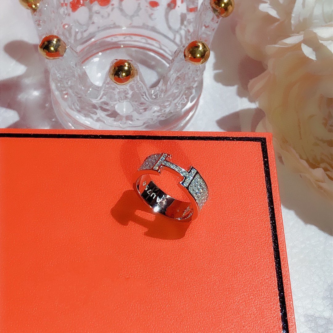 [Olivia JW]H RING FULL DIAMOND