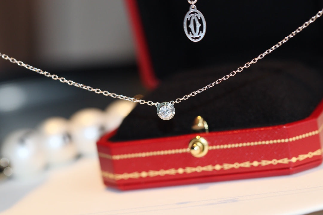 [Olivia JW]DAMOUR DIAMOND NECKLACE