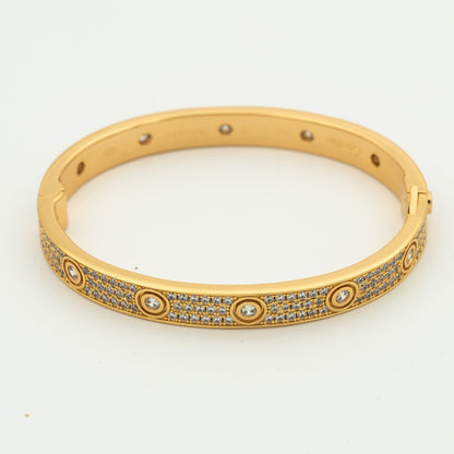 [Olivia JW]LOVE BRACELET 6.1MM DIAMOND-PAVED 10 BIG DIAMONDS