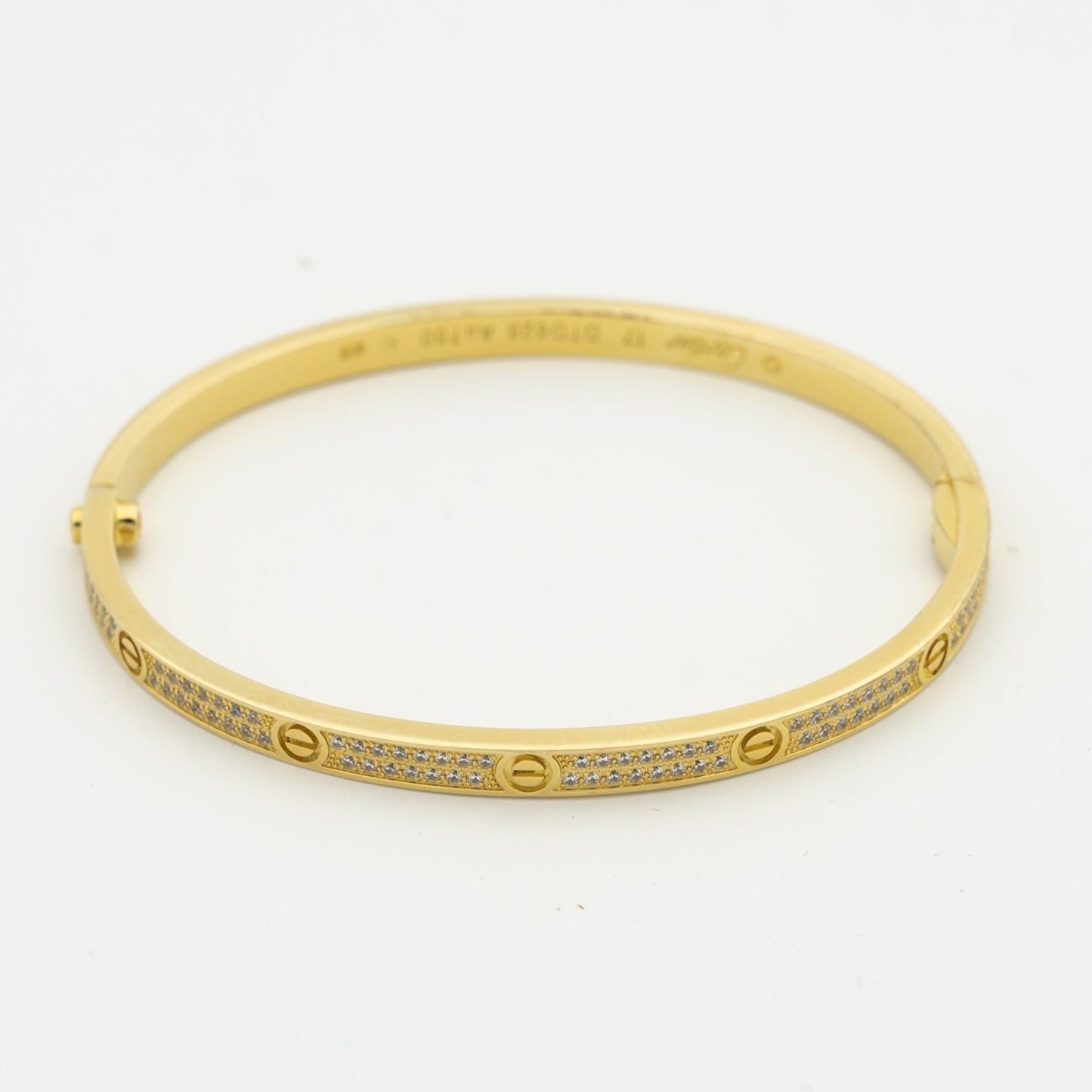 [Olivia JW]LOVE BRACELET 3.65MM DIAMOND-PAVED