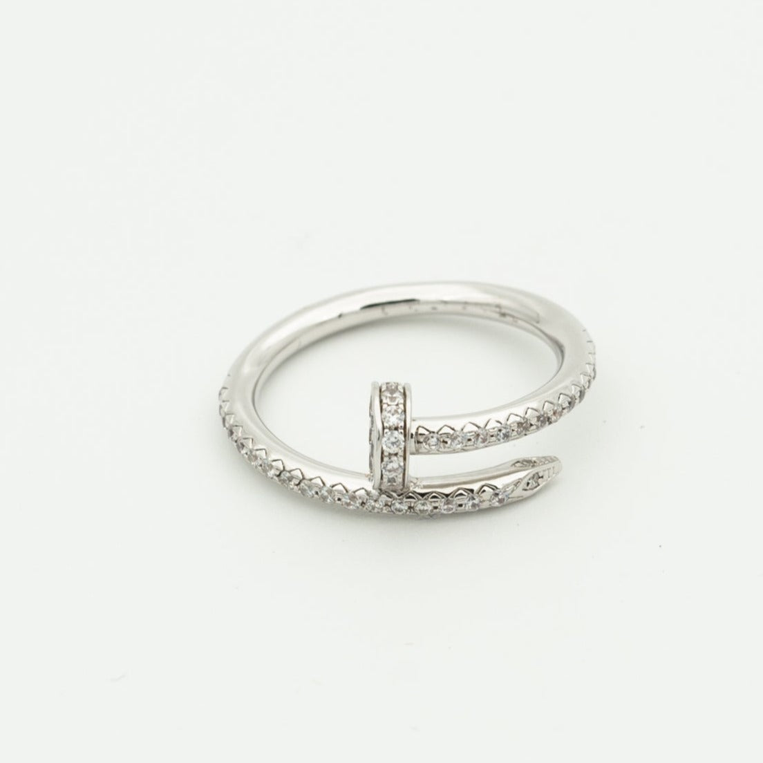 [Olivia JW]JUSTE RING 1.8MM SILVER DIAMONDS