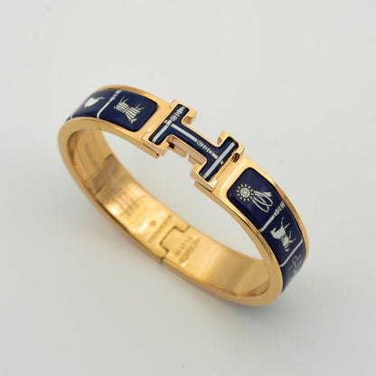 [Olivia JW]H BRACELET BLUE CERAMIC