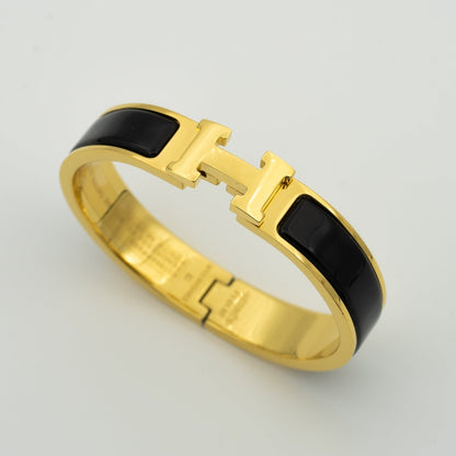 [Olivia JW]H BLACK BRACELET