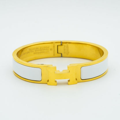 [Olivia JW]H WHITE BRACELET