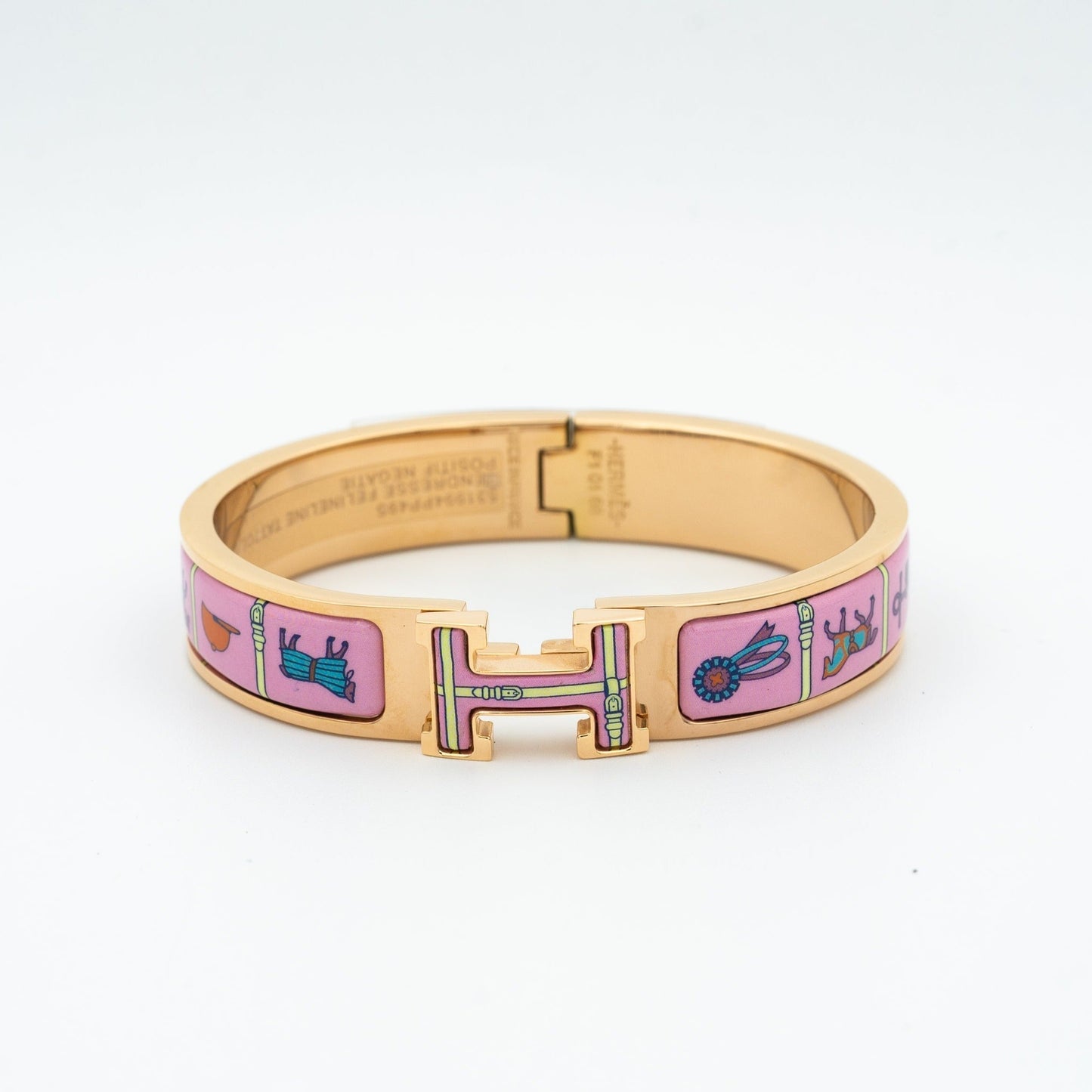[Olivia JW]H PINK GOLD BRACELET PINK CERAMIC