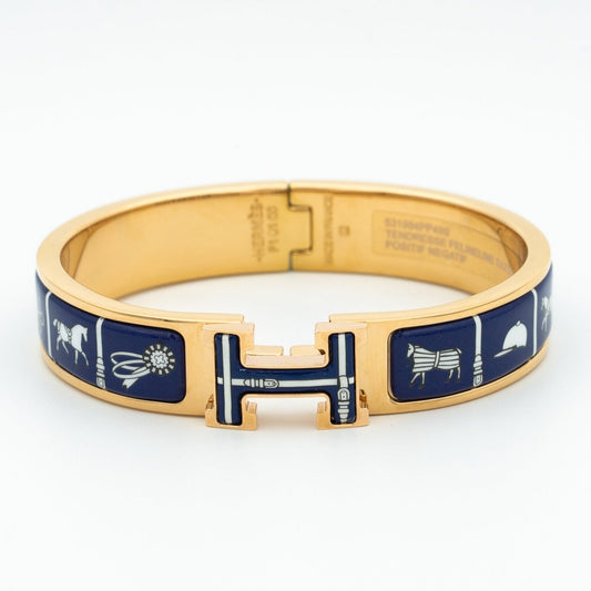 [Olivia JW]H BRACELET BLUE CERAMIC