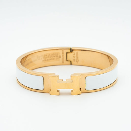[Olivia JW]H WHITE BRACELET