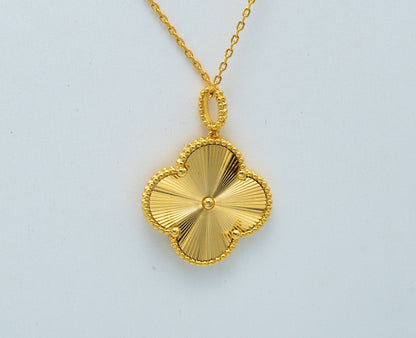 [Olivia JW]CLOVER 25MM PEDANT NECKLACE GOLD