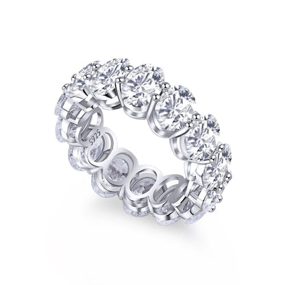 [Olivia JW]Dainty Elongated Cushion Cut Tennis Ring