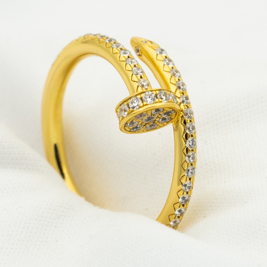 [Olivia JW]JUSTE RING 1.8MM GOLD DIAMONDS