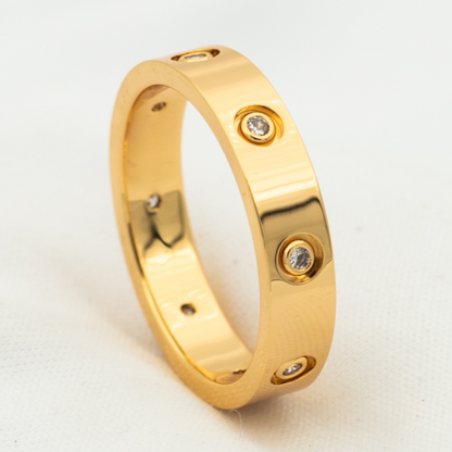 [Olivia JW]LOVE RING 3.6MM 8 DIAMONDS