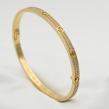 [Olivia JW]LOVE BRACELET 3.65MM DIAMOND-PAVED