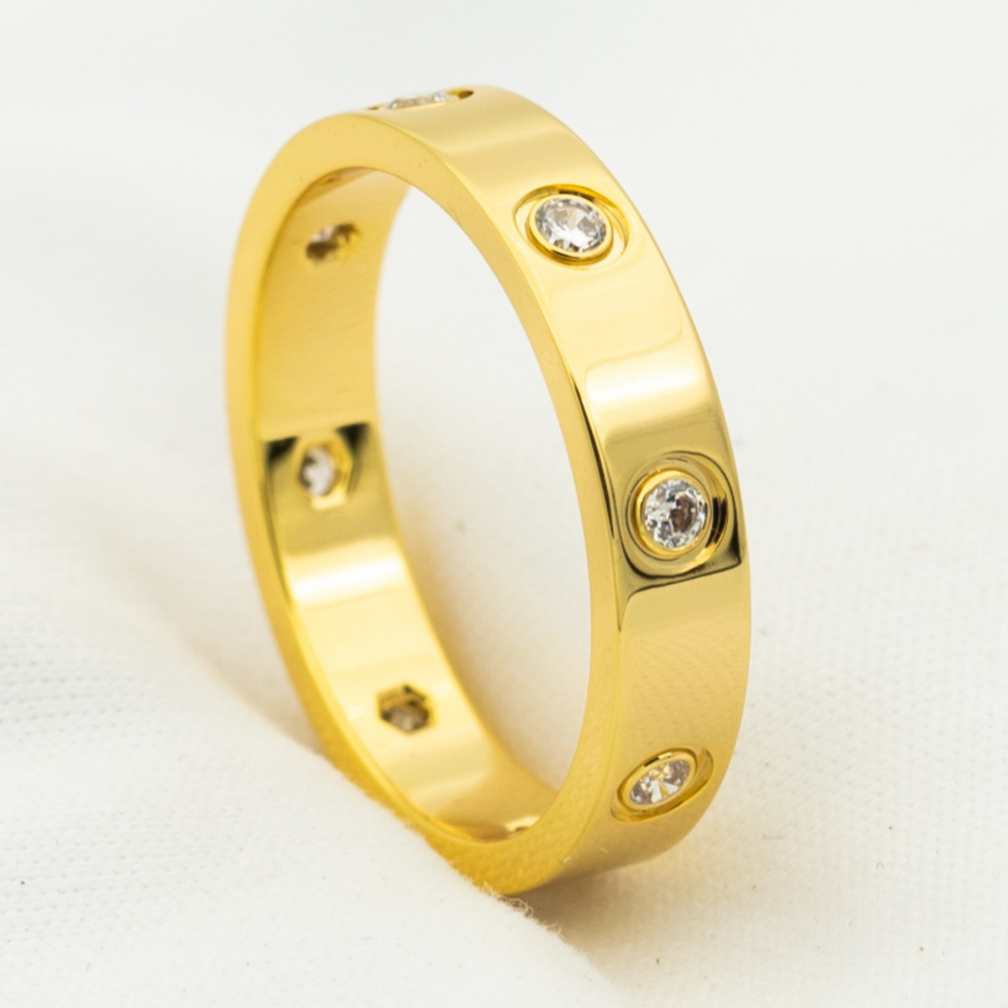 [Olivia JW]LOVE RING 3.6MM 8 DIAMONDS