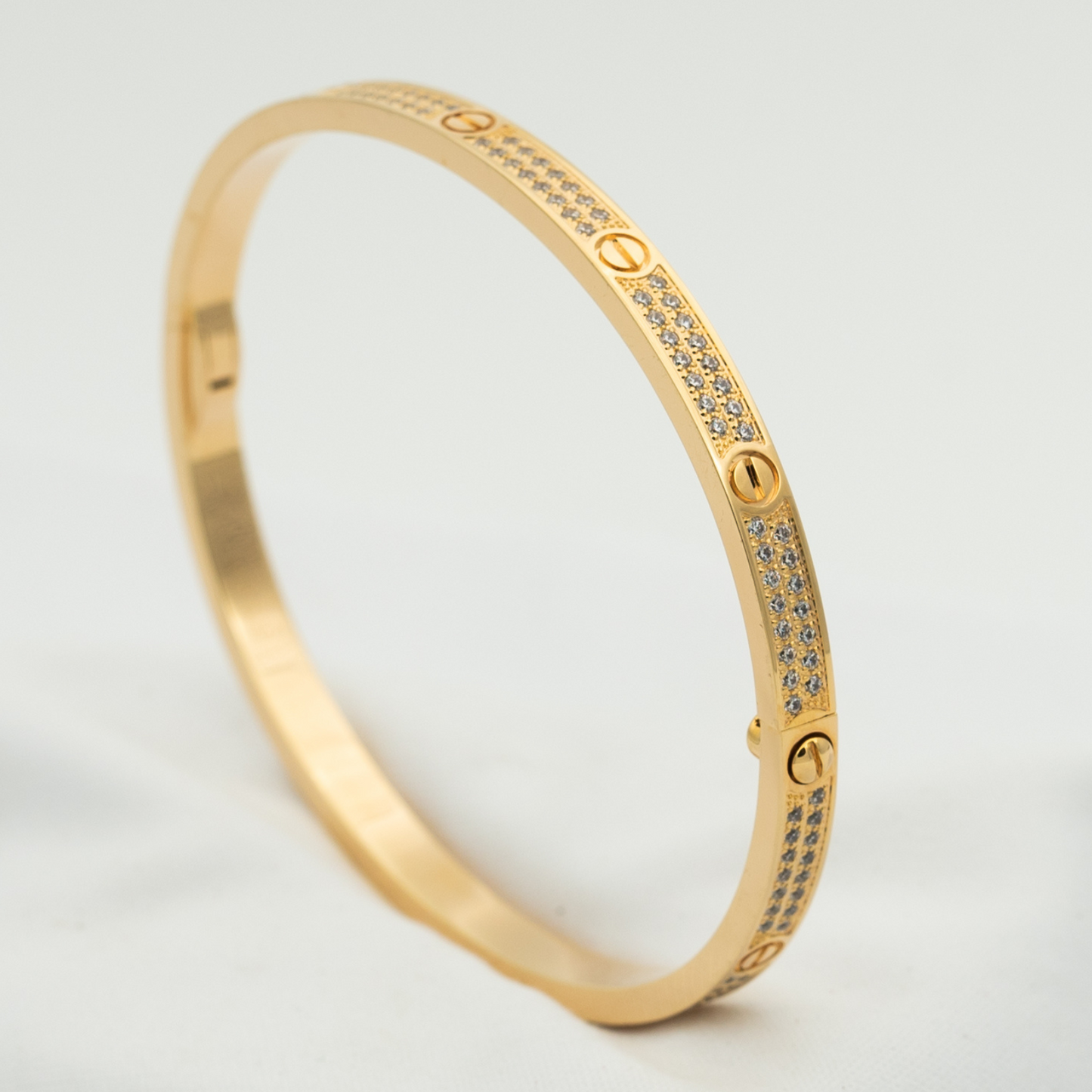 [Olivia JW]LOVE BRACELET 3.65MM DIAMOND-PAVED