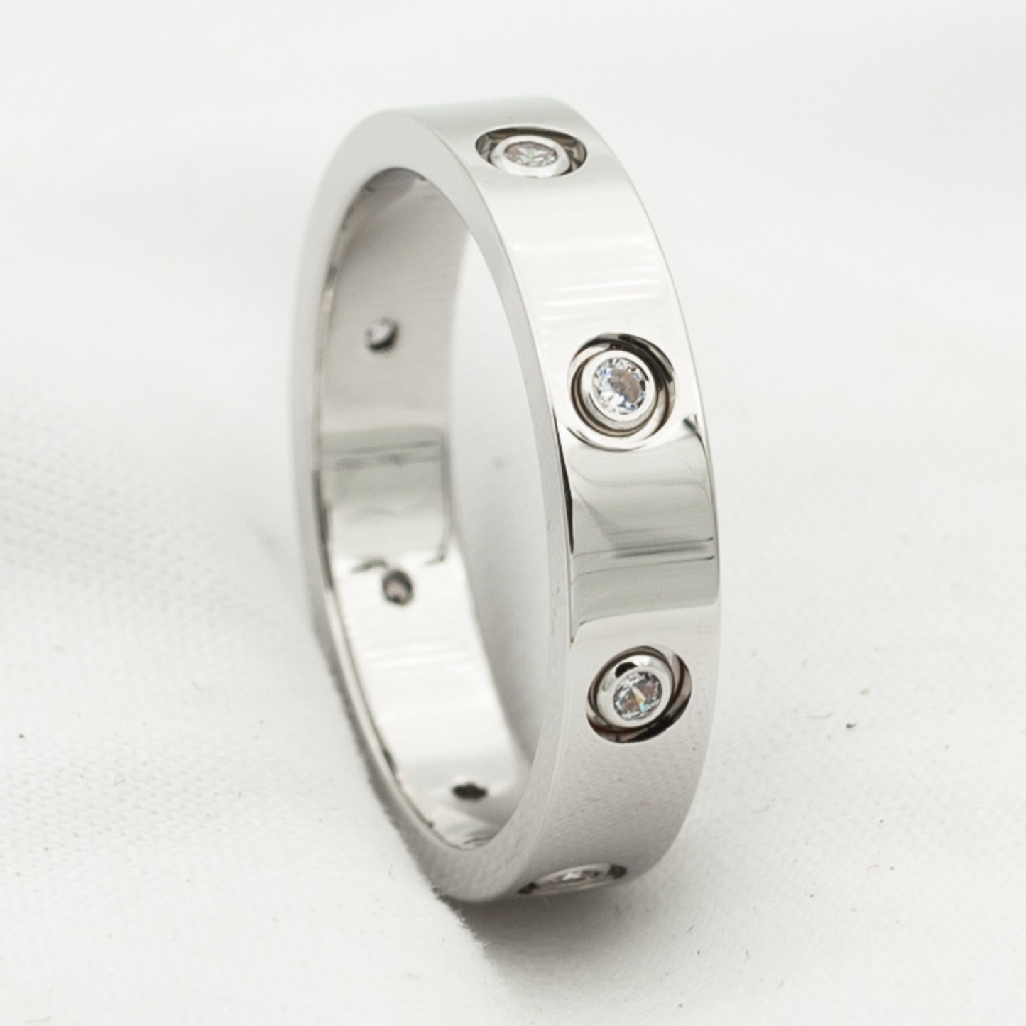 [Olivia JW]LOVE RING 3.6MM 8 DIAMONDS