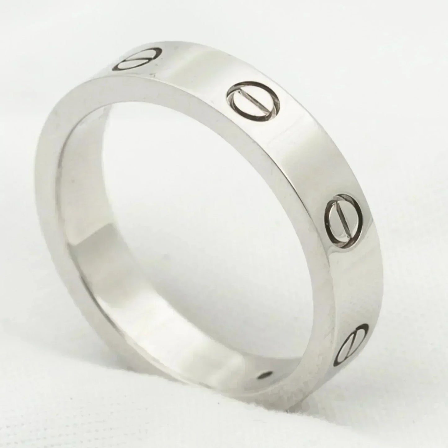 [Olivia JW]LOVE RING 4MM 1 DIAMOND SILVER
