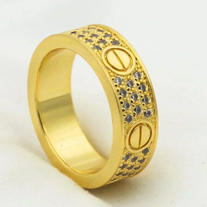 [Olivia JW]LOVE RING 5.5MM DIAMONDS PAVED