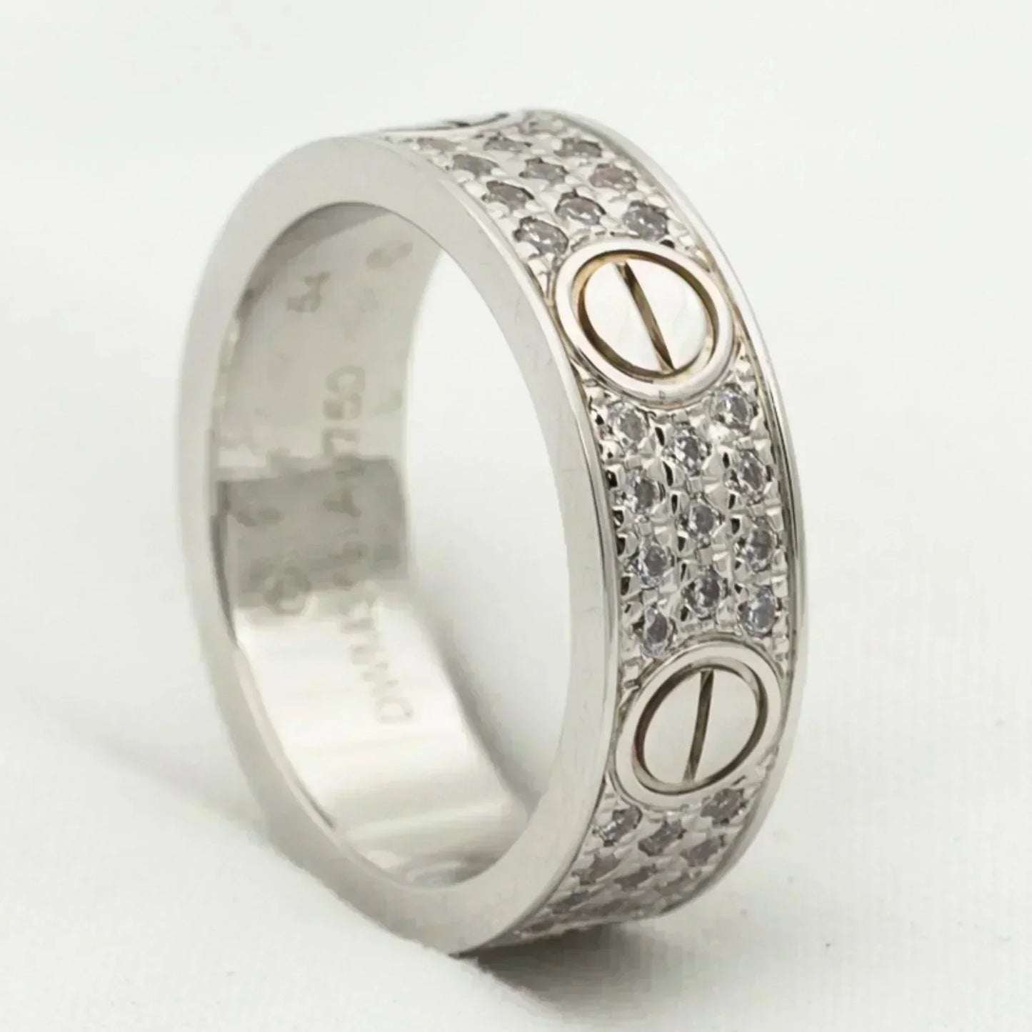 [Olivia JW]LOVE RING 5.5MM DIAMONDS PAVED