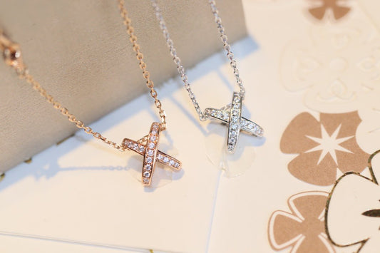 [Olivia JW]JEUX DE DIAMOND NECKLACE