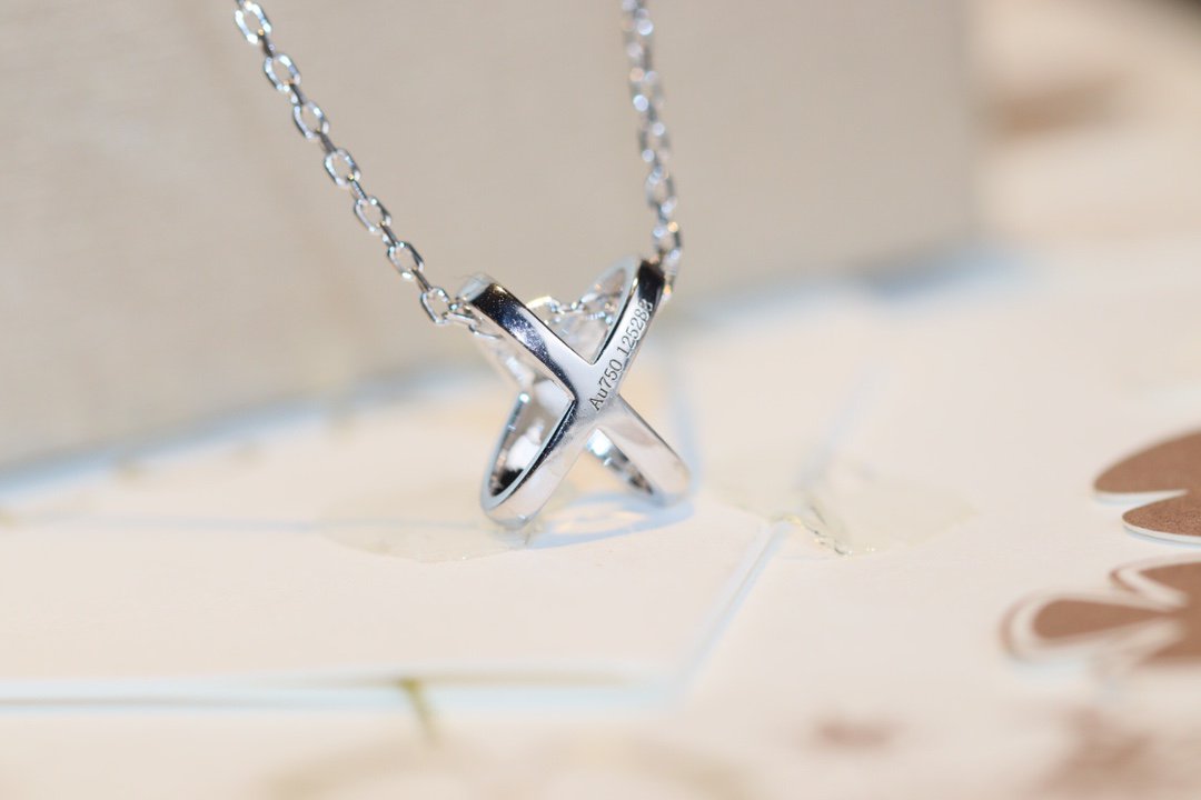 [Olivia JW]JEUX DE DIAMOND NECKLACE