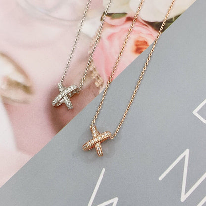 [Olivia JW]JEUX DE DIAMOND NECKLACE